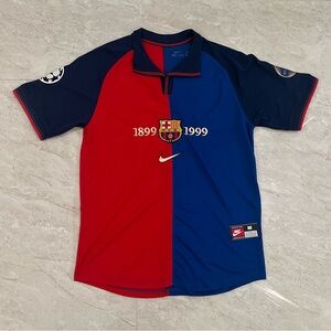 FC Barcelona 99/00 Centenary Home jersey - Rivaldo #11 US SIZE MEDIUM,LARGE